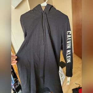 Calvin Klein hooded dress